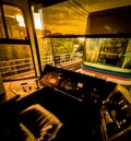 Controls inside train