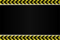 Contruction black and yellow line arrow blank gradient design background copy spase