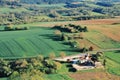 Contryside of France, view of the landscape of Bourgogne, France Royalty Free Stock Photo