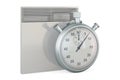 Convection heater with stopwatch, 3D rendering