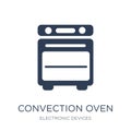 convection oven icon. Trendy flat vector convection oven icon on