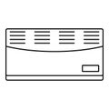 Convector icon, outline style