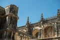 Convent of Christ or Convento de Cristo, ornately sculpted, Manueline style, hilltop Roman Catholic convent in Tomar