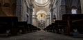 Convent church of the Agustinas Recoletas. Incredible view of the Catholic church of the Immaculate Conception. Salamanca, Spain