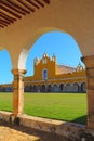 Convent of Izamal located east from the city of Merida at the Yucatan Peninsula, Mexico IX