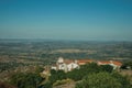 Convent of Nossa Senhora da Estrela with landscape with trees Royalty Free Stock Photo