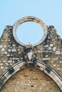 Convent Of Our Lady Of Mount Carmel Convento da Ordem do Carmo Is A Gothic Roman Catholic Church Built In 1393 In Lisbon City Royalty Free Stock Photo