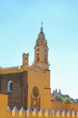 Convent of San Gabriel and Church of Our Lady of Remedies in Cholula, Mexico Royalty Free Stock Photo