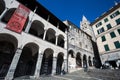 The Convent of San Giovanni di PrÃÂ¨ La Commenda inside the historic centre of city of Genoa, Italy.