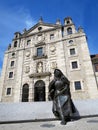 The Convent of Santa Teresa (Iglesia-convento de Santa Teresa) in Avila, SPAIN Royalty Free Stock Photo