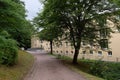 Convent of the Sisters of the Holy Cross in Gemunden, Germany Royalty Free Stock Photo