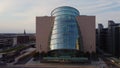 The Convention Centre Dublin aerial view Royalty Free Stock Photo