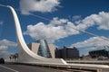 The Convention Centre Dublin and Samuel Beckett Bridge, Liffey River,Spencer Dock., North Wall, Dublin