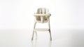 Conventional baby chair or high chair baby furniture, for baby when eating meal or food Royalty Free Stock Photo