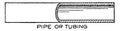 Conventional Breaks Symbols of Pipe or Tubing by Cutting Diameter associative hatch updates automatically vintage engraving