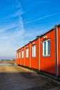 Conventional shipping containers housing Royalty Free Stock Photo