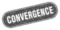 convergence sign. convergence grunge stamp.