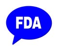 Conversation FDA Colored Cloud Frame Royalty Free Stock Photo