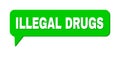 Chat ILLEGAL DRUGS Colored Cloud Message