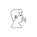 Icon, conversation, chat, , talk, message, symbol, illustration, communication, speech, bubble, dialog, sign, speak, discuss