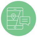 Conversation location Isolated Vector icon which can easily modify or edit