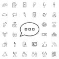 Conversation nolan icon. Elements of media, press set. Simple icon for websites, web design, mobile app, info graphics