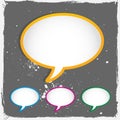 Conversation speech bubbles