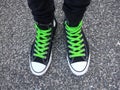 Converse all star chuk taylor Royalty Free Stock Photo