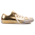 Converse Chuck Taylor OX gold and white sneaker