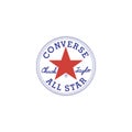 Converse logo editorial illustrative on white background Royalty Free Stock Photo