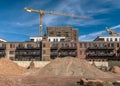 Conversion of an old paper mill into new modern lofts and apartments, Hattersheim, Germany Royalty Free Stock Photo