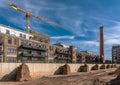 Conversion of an old paper mill into new modern lofts and apartments, Hattersheim, Germany Royalty Free Stock Photo