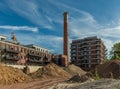 Conversion of an old paper mill into new modern lofts and apartments, Hattersheim, Germany Royalty Free Stock Photo