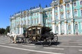 Converted coach near Hermitage Museum