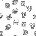 Converter Application Vector Seamless Pattern