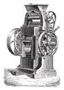 Converter, Ganz system, three cylinders, vintage engraving