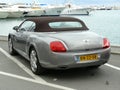 Convertible Bentley parked in Puerto Banus, Spain Royalty Free Stock Photo