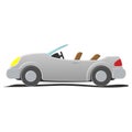 Convertible - cartoon illustration