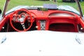 Convertible Corvette interior