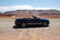 Convertible sport car in Utah desert