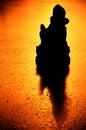 Silhouette Ganesha Hindu God Royalty Free Stock Photo