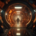 sci fi Convex surface, cinematic lighting space,
