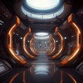 sci fi Convex surface, cinematic lighting space,