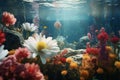 Convey the beauty of underwater floral