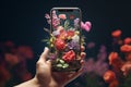 Convey the concept of a flowerthemed mobile