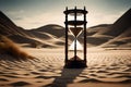 The passage of time on the emotional landscape through a well-composed image of an ancient hourglass