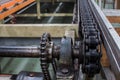 The conveyor belt and conveyor chain in production line