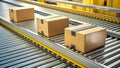 Conveyor Belt Efficiency: A Visual Symphony of Automation generative AI