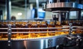 A Conveyor Belt Filled With an Abundance of Bottles