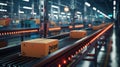 Conveyor belts grind to a halt in manufacturing plants - 2, the disruptions rippling through global supply chains, AI generated